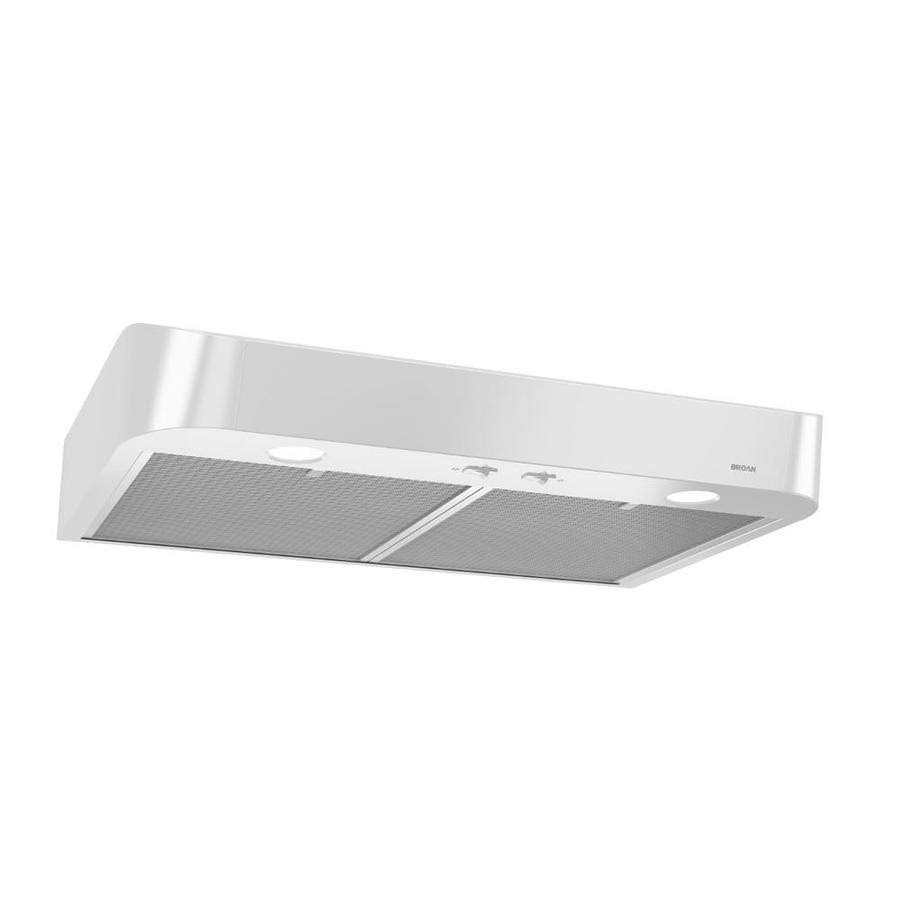 30-in Convertible White Undercabinet Range Hood W515