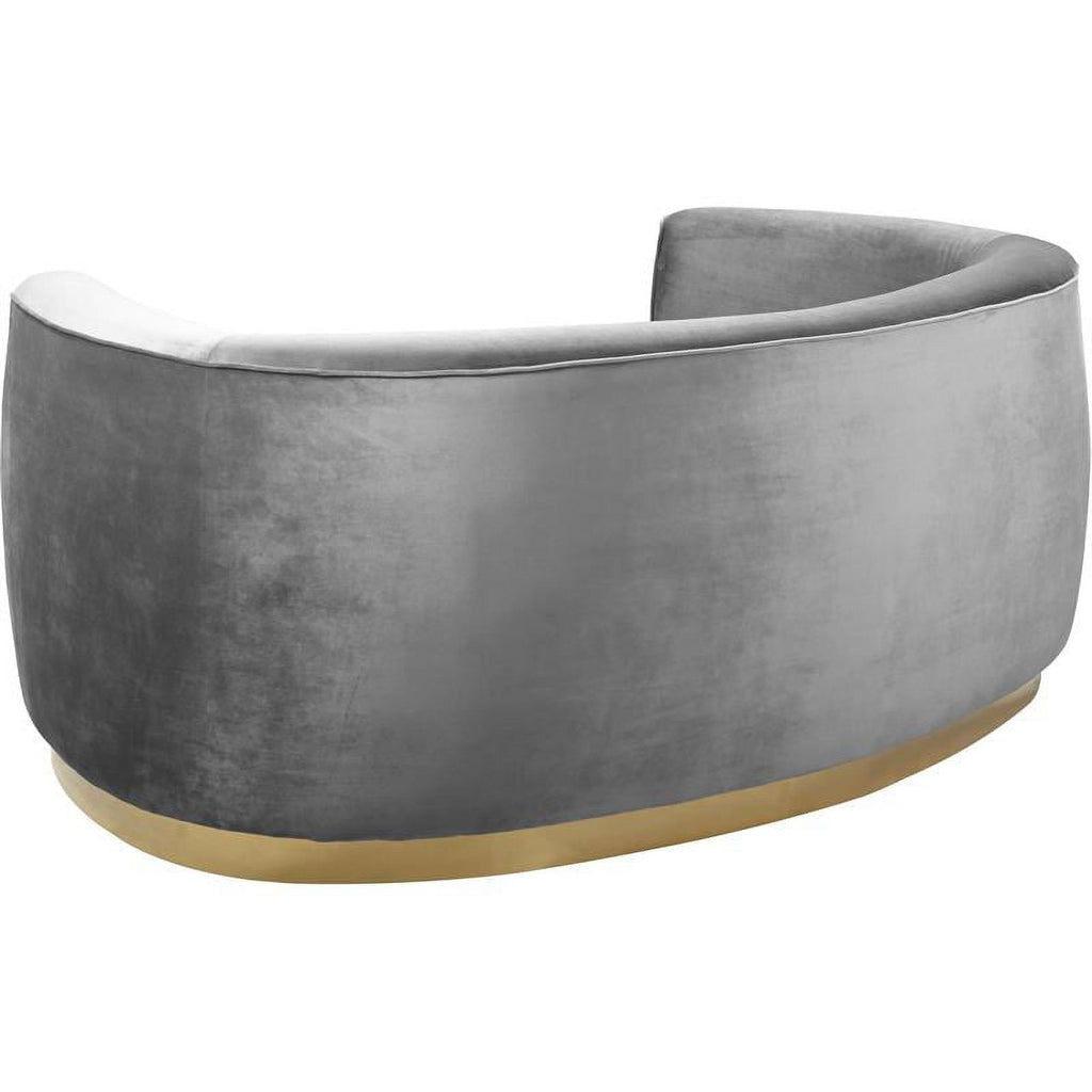 Contemporary Loveseat and Sofa P1373