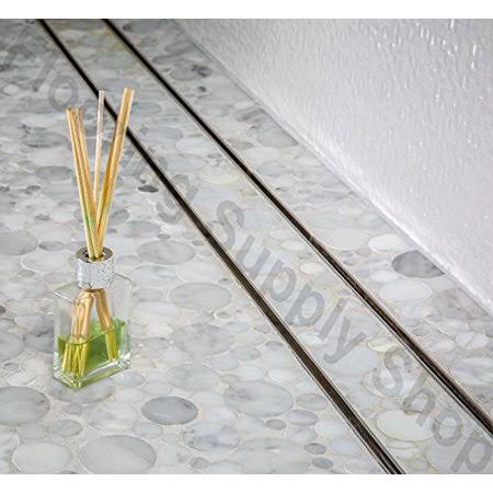 Tile Insert Stainless Steel Shower Drain 30 inch F319738