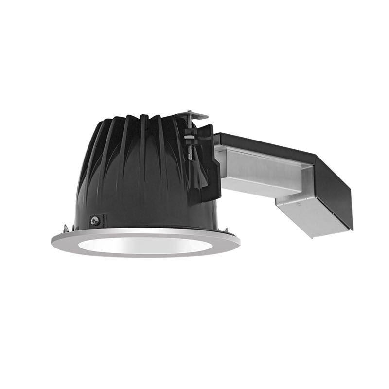 6 inch Round 20W Dimmable 3500K White Cone Silver Ring Z784230