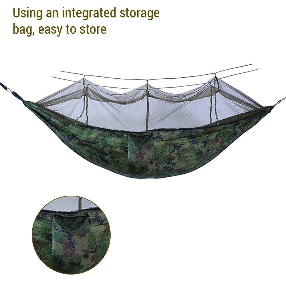 Portable Two-person Hammock Net with Mosquito Net T87742
