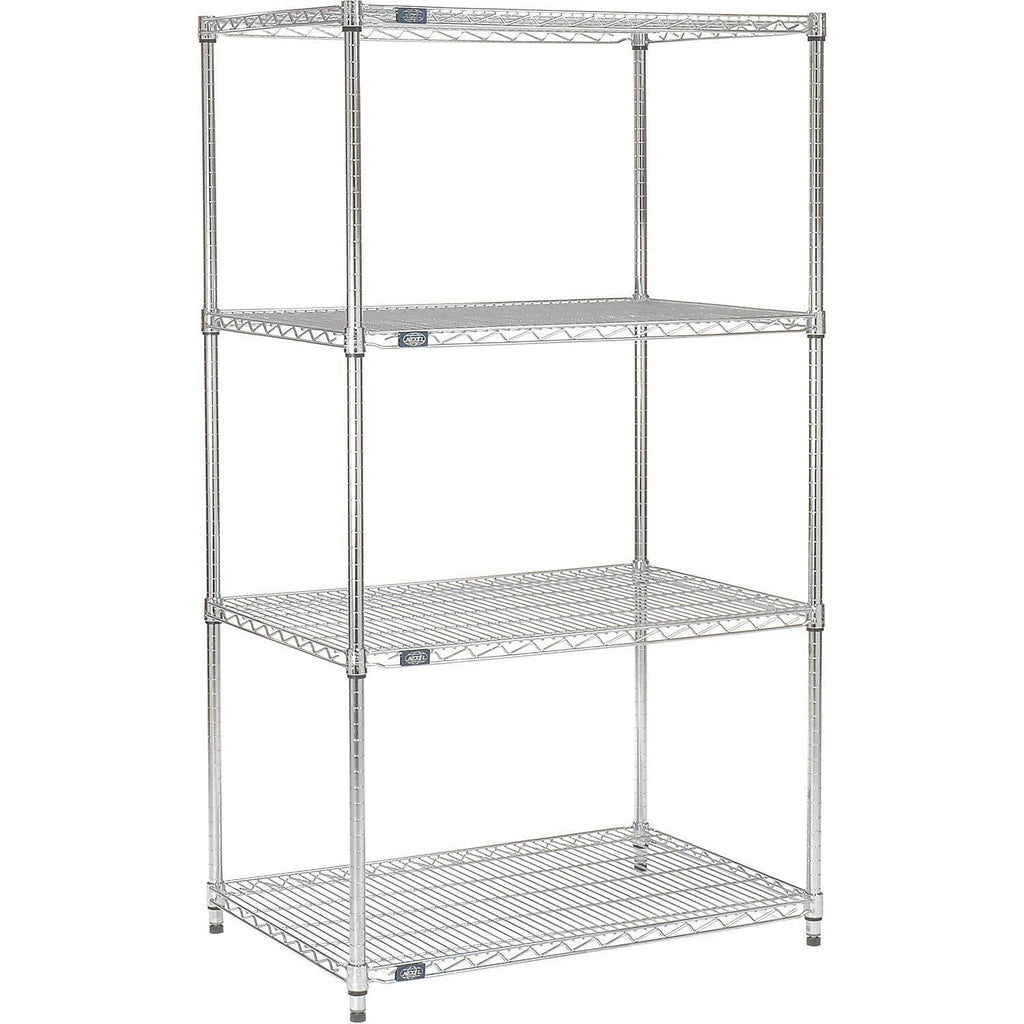 Chrome Wire Shelving Starter 60x22W x 30x22D x 63x22H Z481