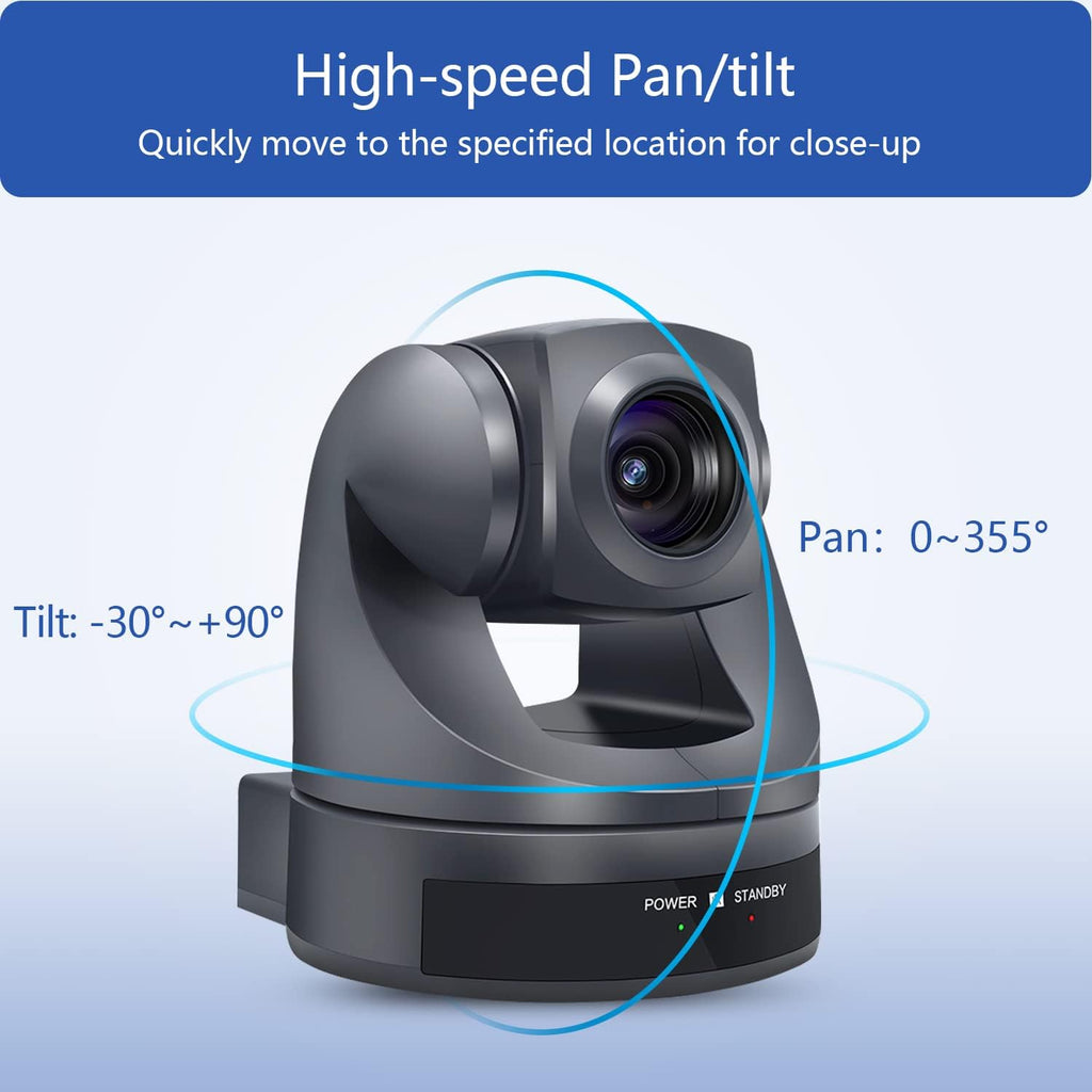 3X Optical Zoom HD 1080P PTZ Camera USB2.0 Webcam Y67936