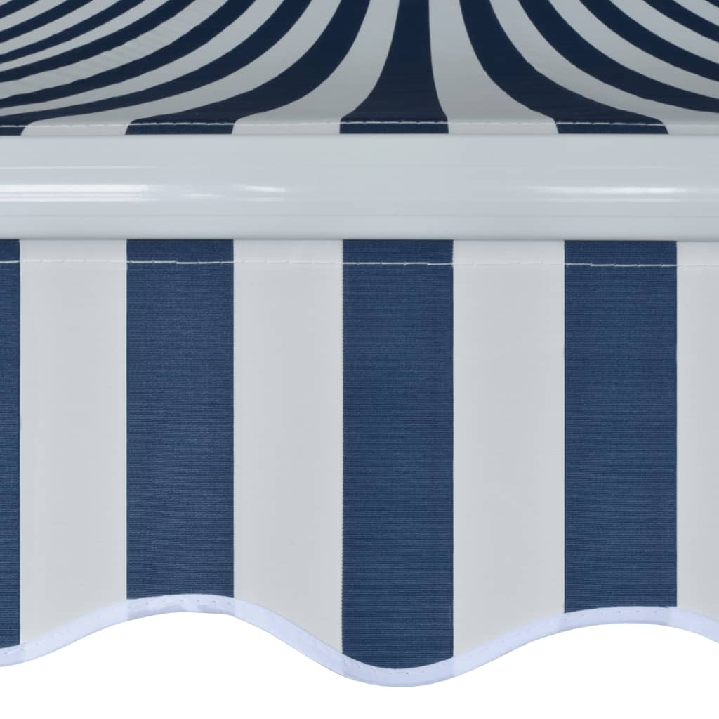 Blue/White Folding Awning I6920