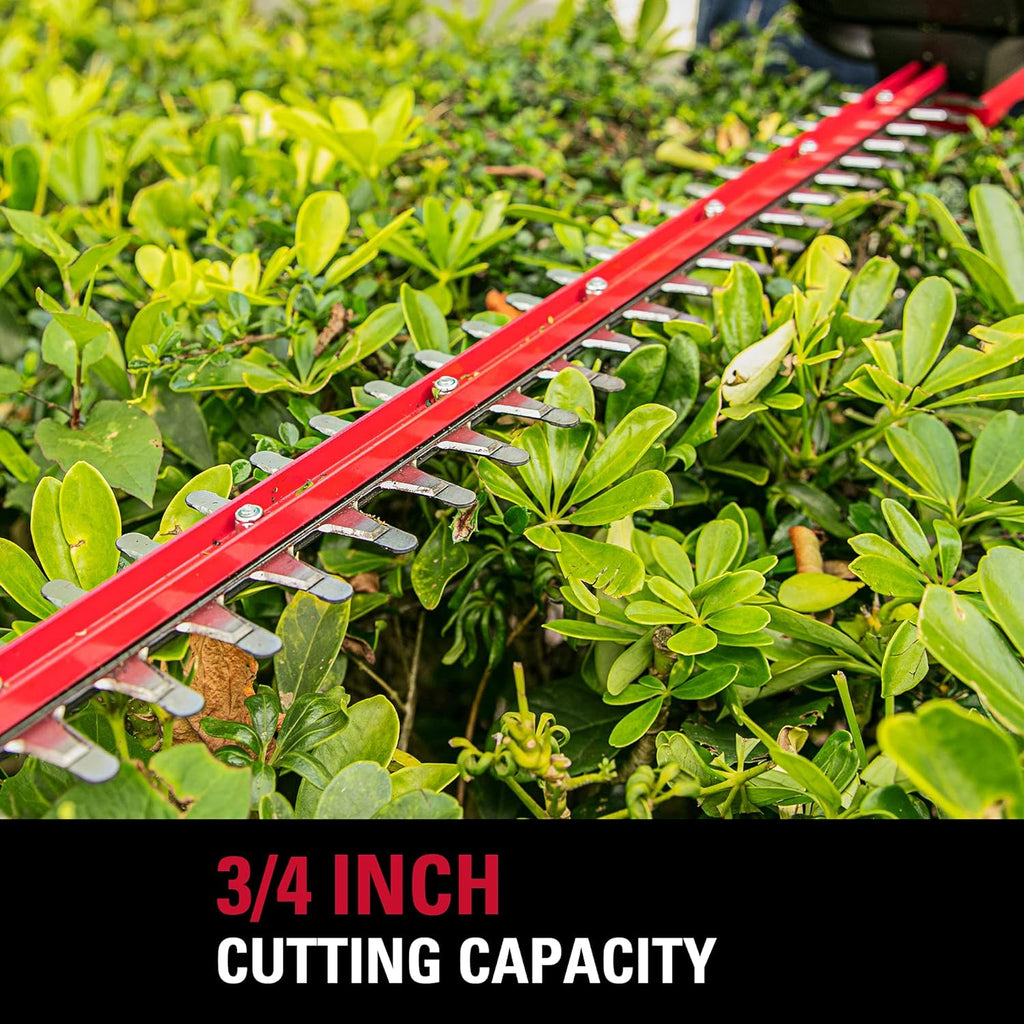 40V 24 Inch Cordless Hedge Trimmer with 2Ah Battery and Charger X59208