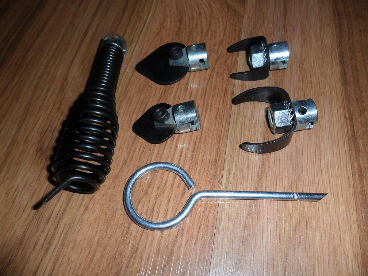 Drain Cleaner 6 Piece Bit Set with 5/8" Cable End, Pack of 2 S6511