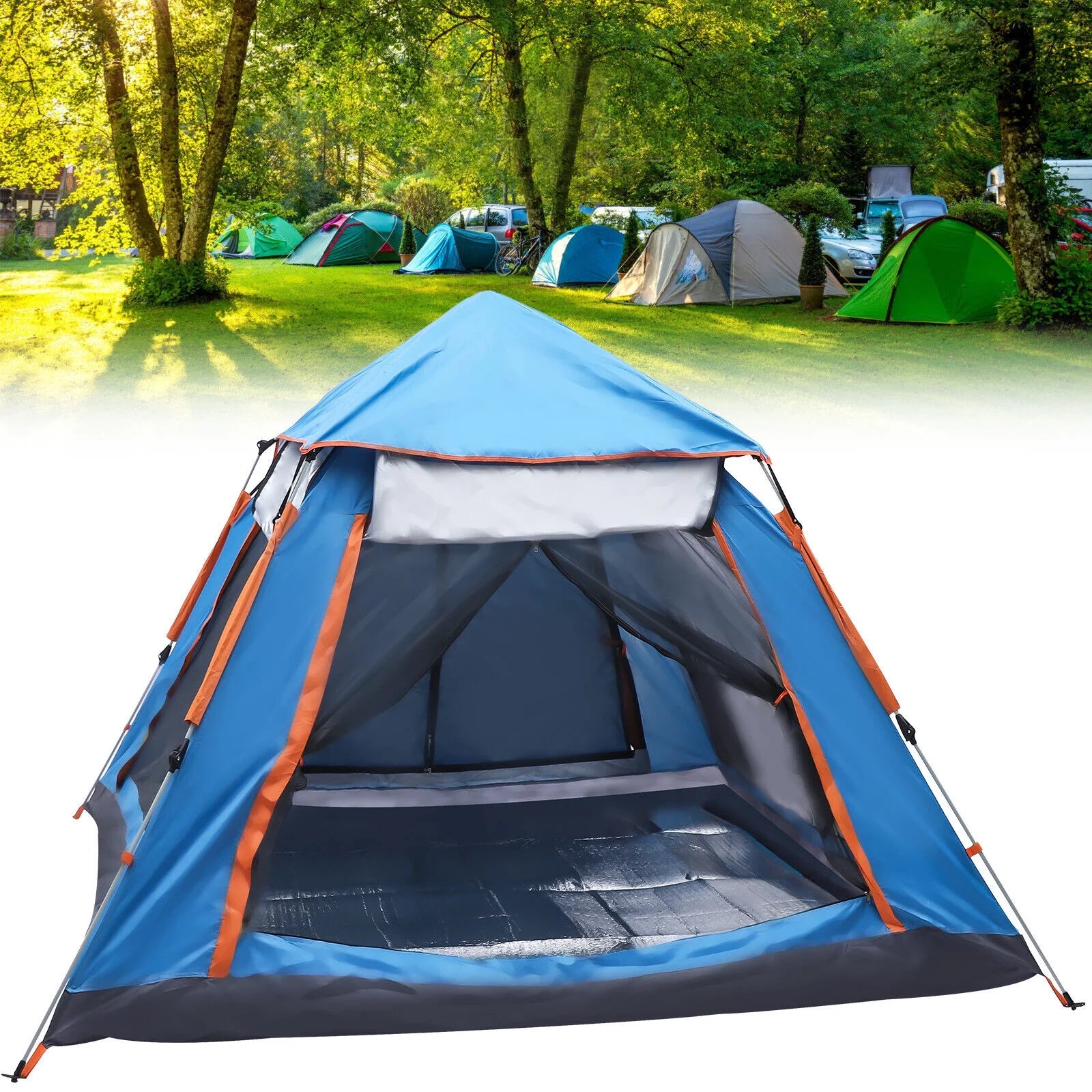 4-5 People Waterproof Pop Up Tent X2350