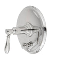 Balanced Pressure Tub & Shower Diverter Plate with Handle Antique Nickel C37351