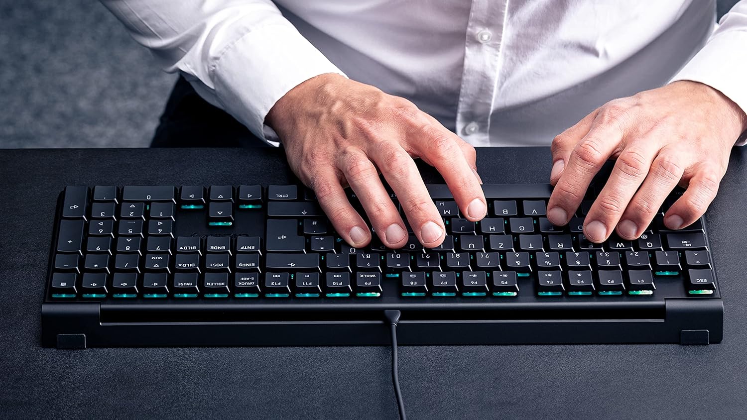 CHERRY MX Low Profile Speed Mechanical Keyboard with Aluminum housing Z80302