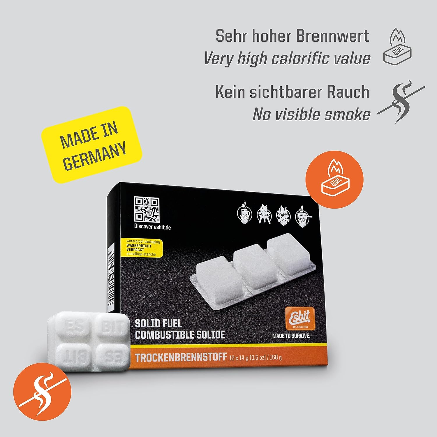 Smokeless Solid 14g Fuel Tablets X90327