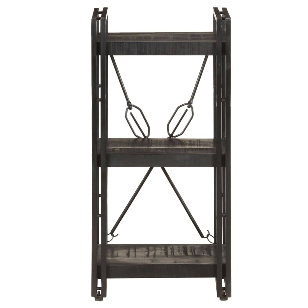 3-Tier Solid Mango Wood Bookcase K3884