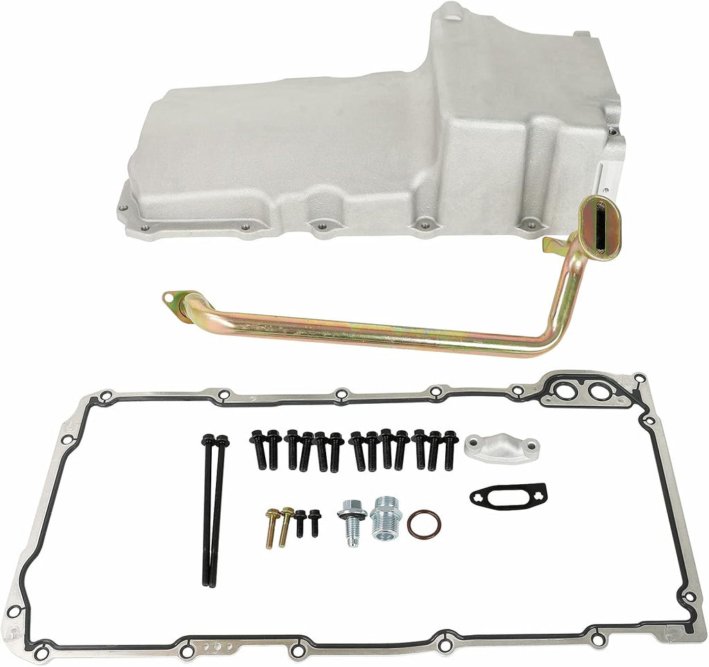 Aluminum Oil Pan Retrofit Kit with Pick Up Gasket W51514