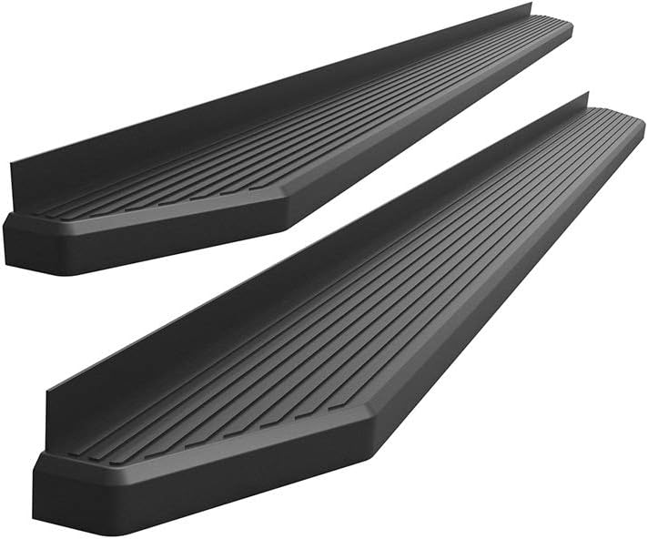 Black Powder Coated Aluminum Running Boards F87701