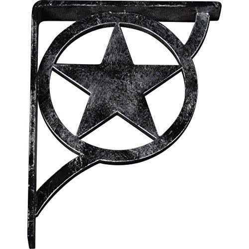 Antiqued Silver Wrought Iron Bracket O1258