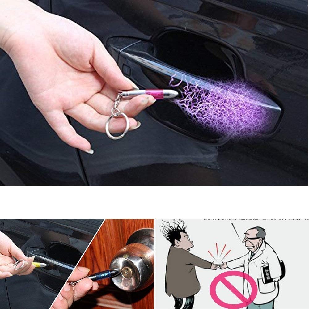 4 Packs Car Static Human Body Static Eliminator Discharger Keychain ESD Tool Sets T4954