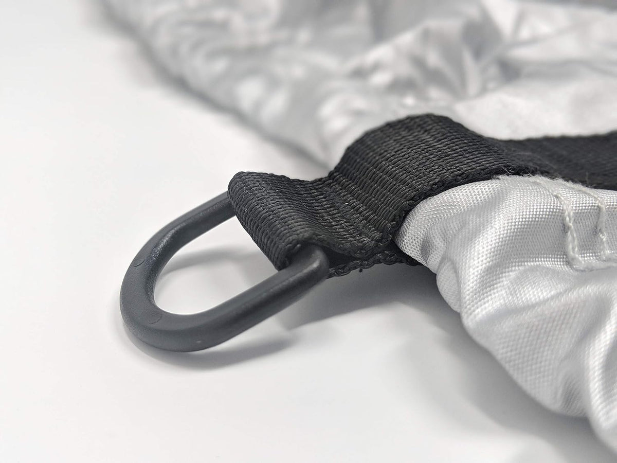 Weatherproof RV Cover for Class C RV 34' - 36' Long with Fleece Lining, Cable Lock, Storage Bag & Wind Straps A965393