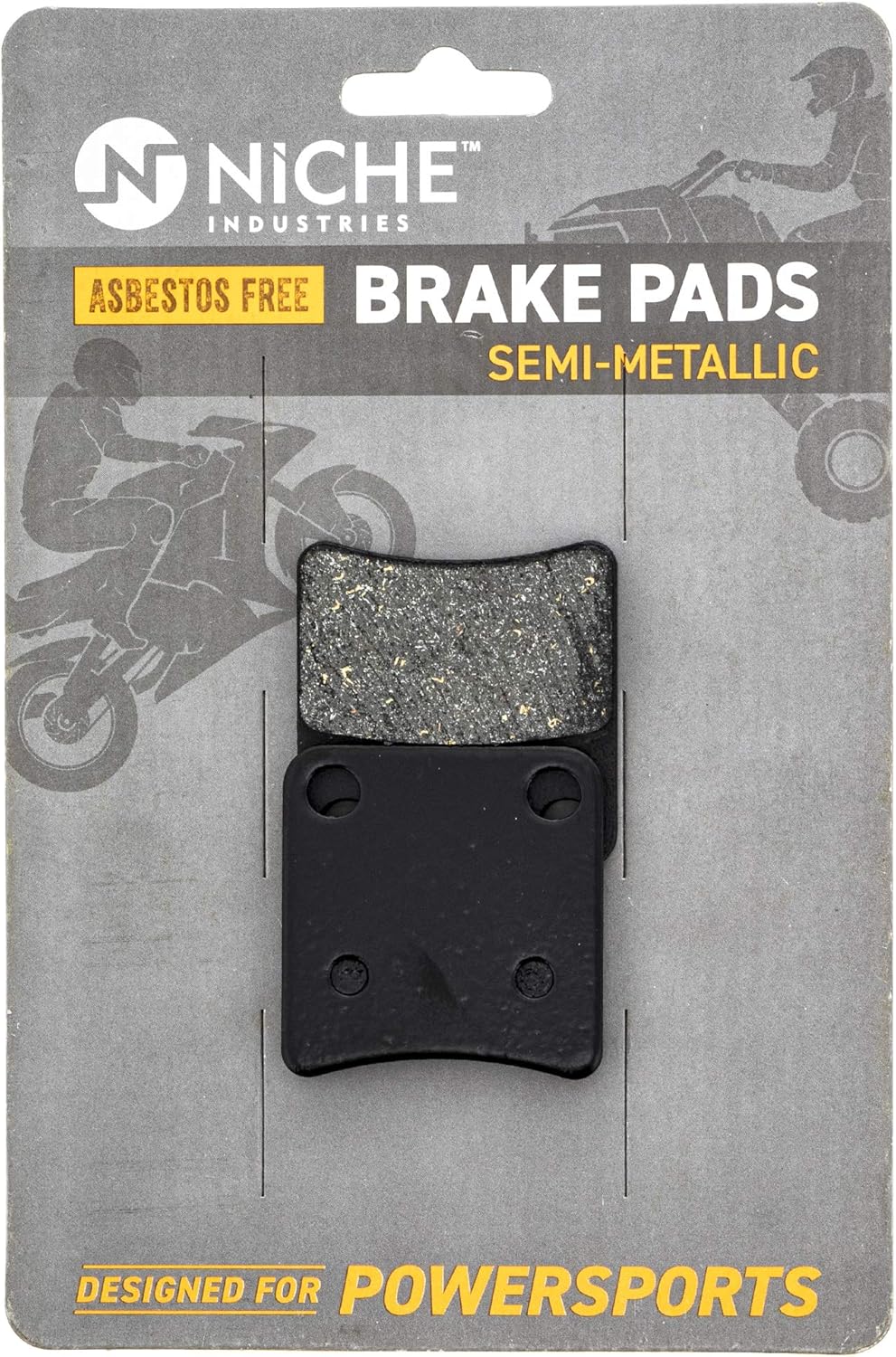 Semi-Metallic Brake Pad Set Pack of 2 N40559