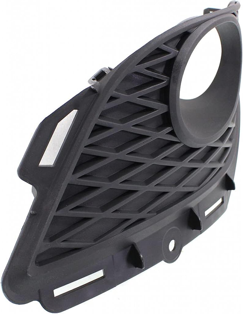 Fog Light Cover for Toyota Matrix 2009 2010 Driver Side Textured with Fog Light Hole Pack of 2 Q1065