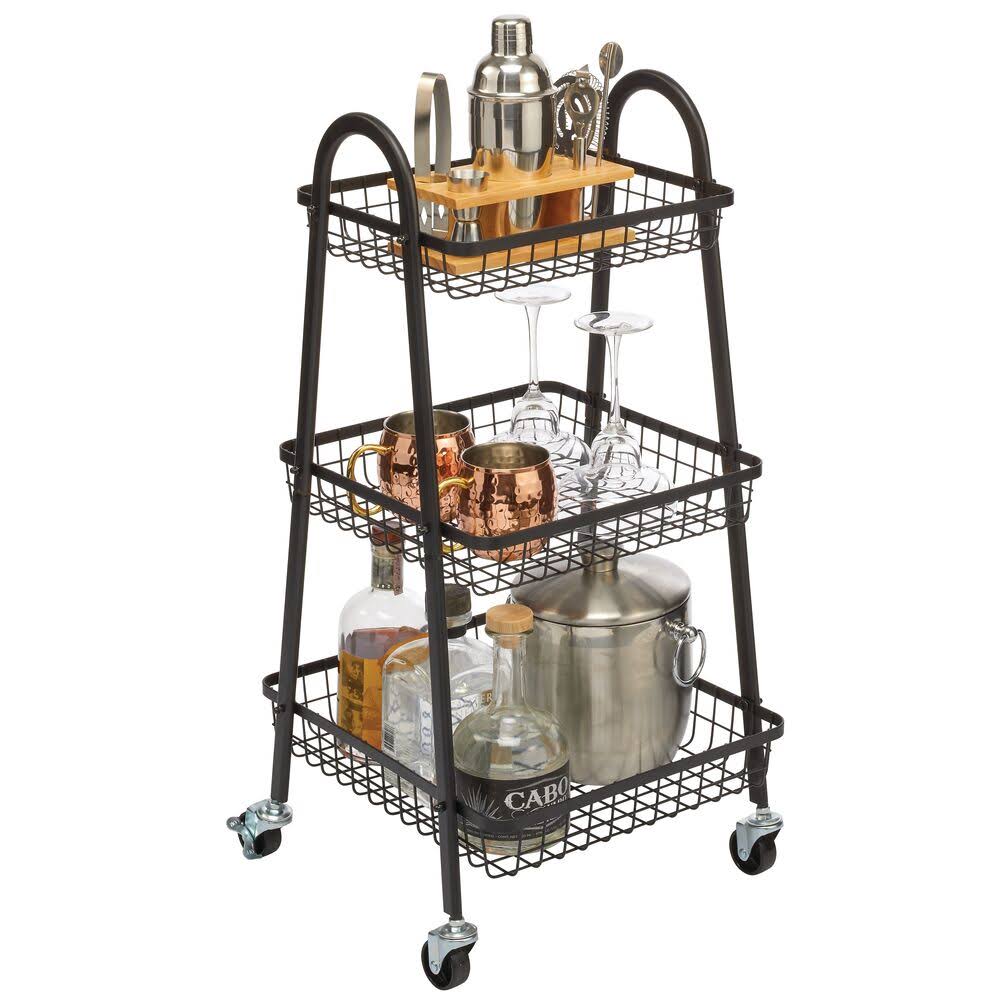 3 Tier Metal Storage Cart F217