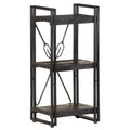 3-Tier Solid Mango Wood Bookcase K3884