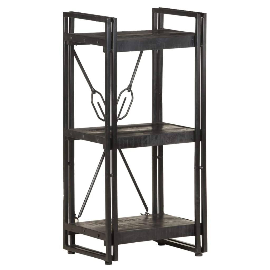 3-Tier Solid Mango Wood Bookcase K3884