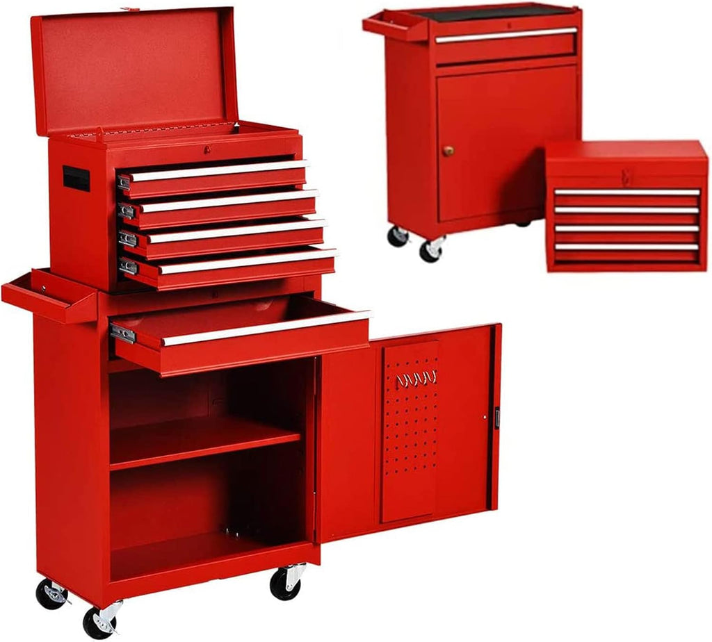 5-Drawer Rolling Tool Chest with Lockable Drawers R9451