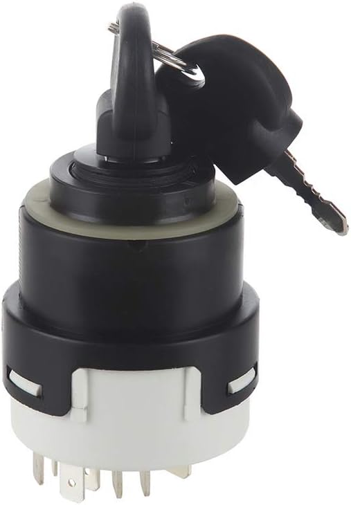 JCB Ignition Switch with 4 Position 9 Terminal 2 Keys T978336