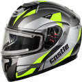 Black Modular Electric Snowmobile Helmet Pack of 2 T733