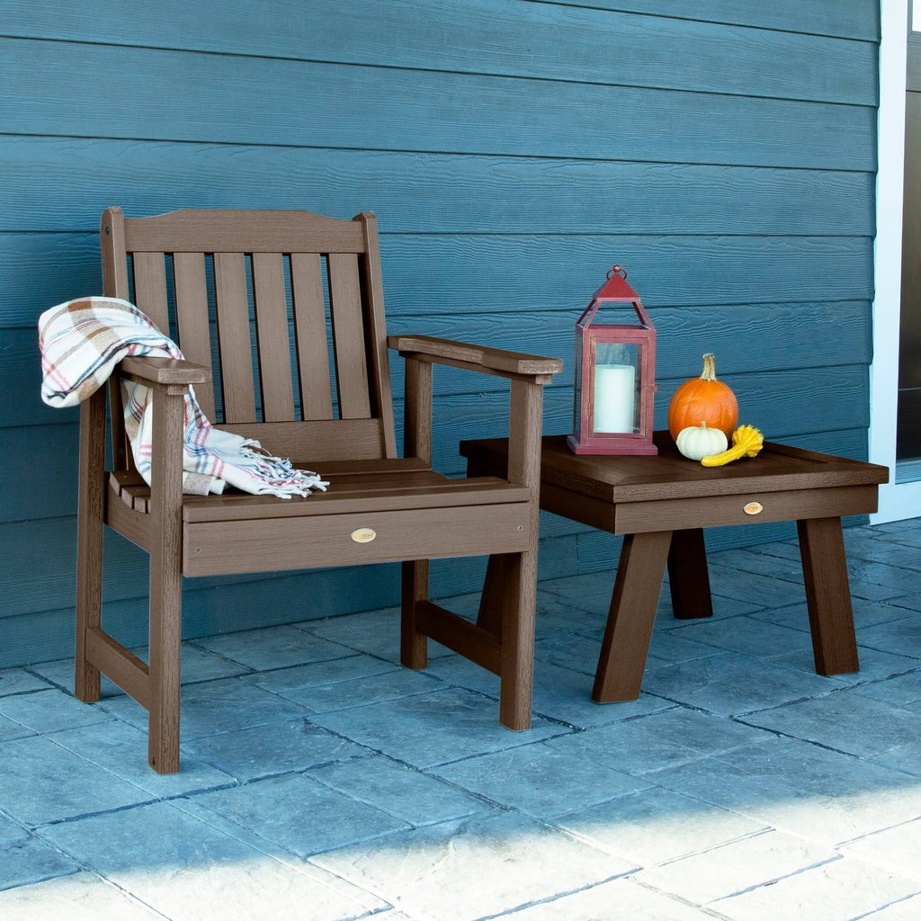 Black 3-Piece Plastic Patio Conversation Set P964