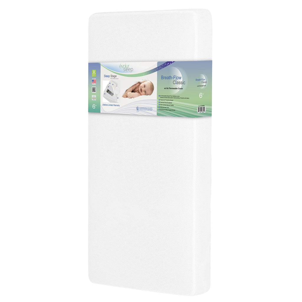 White Innerspring Crib & Toddler Mattress A28163