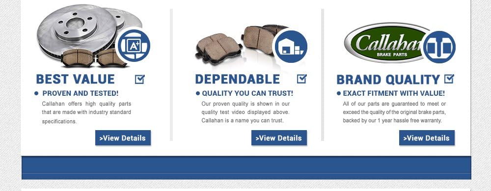 Front + Rear 4 Premium Grade Loaded Calipers with Ceramic Brake Pads Kit U9922