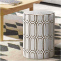 16 Round Glazed Ceramic Garden Stool O726