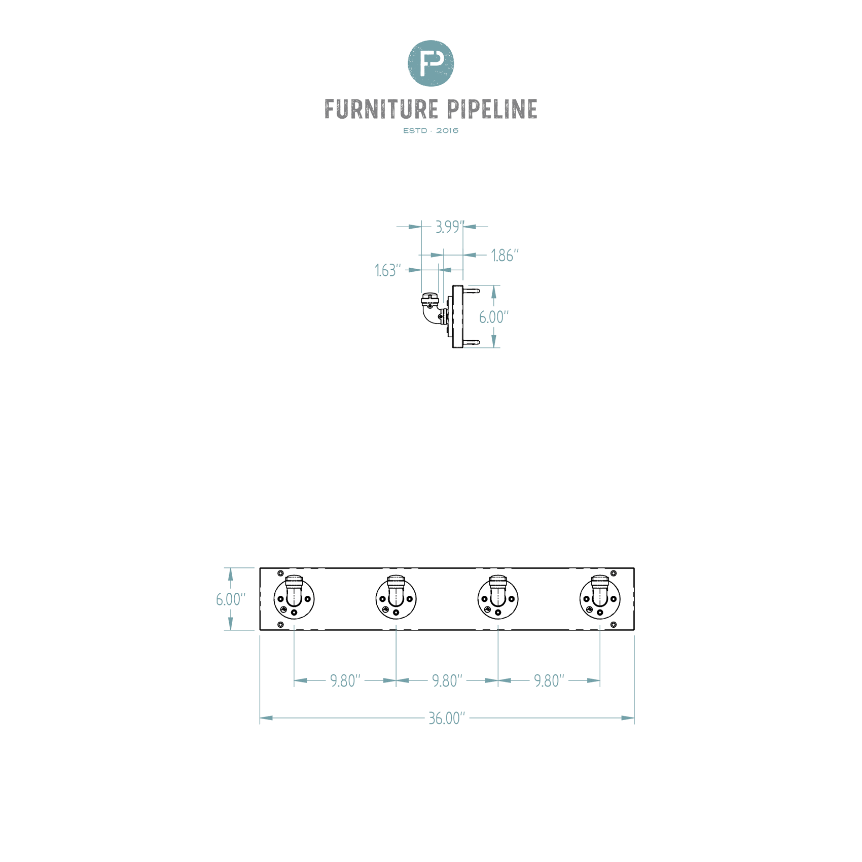 Industrial Wall Mounted Coat Rack F457702