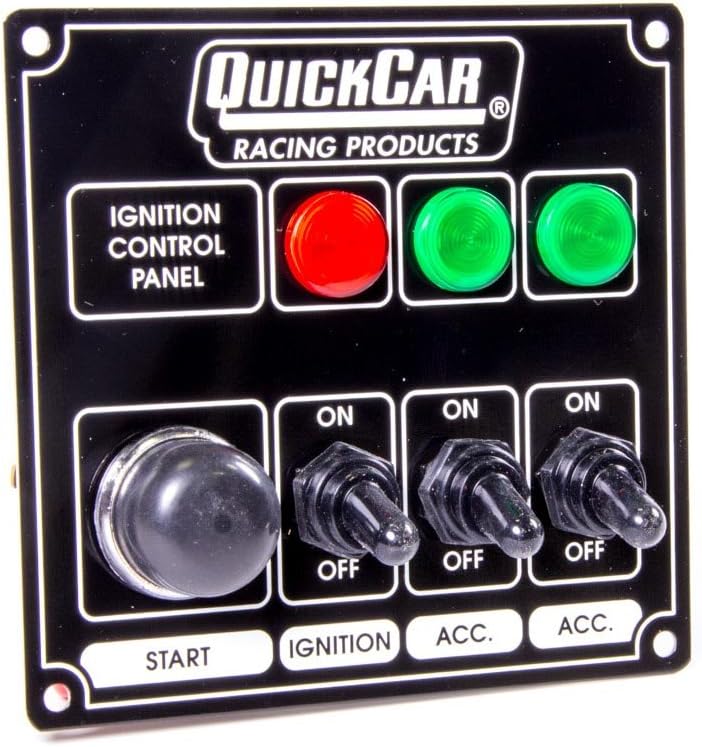 Ignition Panel Black with 2 ACC. & Lights Pack of 2 U207267