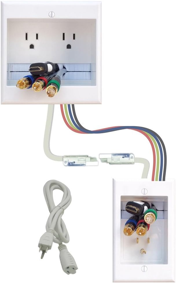 16' Dual in-Wall Cable Management for Wall-Mount TVs D85472