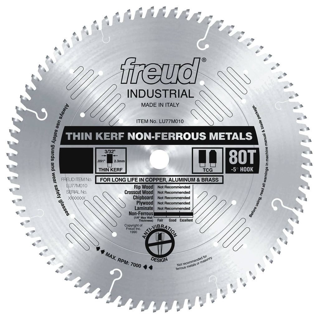 8x22 Thin Kerf Non-Ferrous Metal Saw Blade S1122