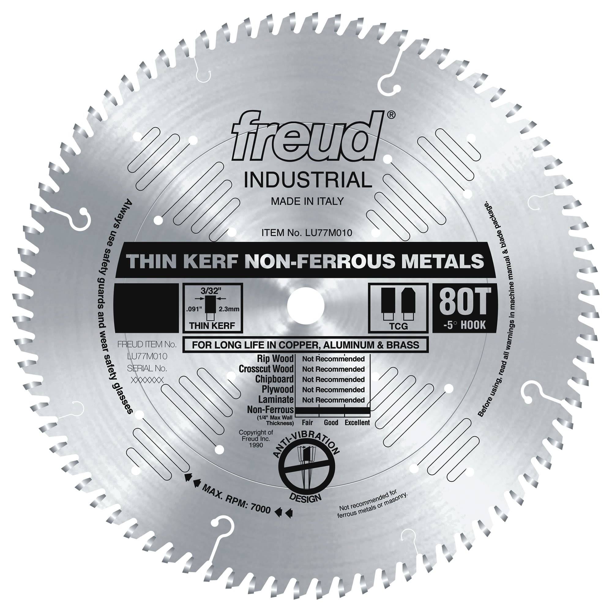 8x22 Thin Kerf Non-Ferrous Metal Saw Blade S1122