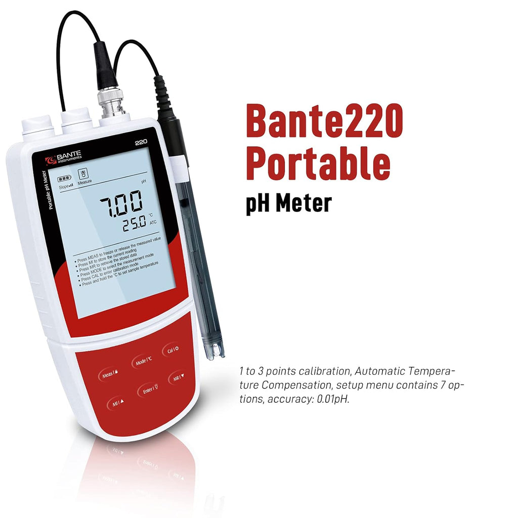 Portable pH/ORP Meter with Automatic Temperature Compensation M761