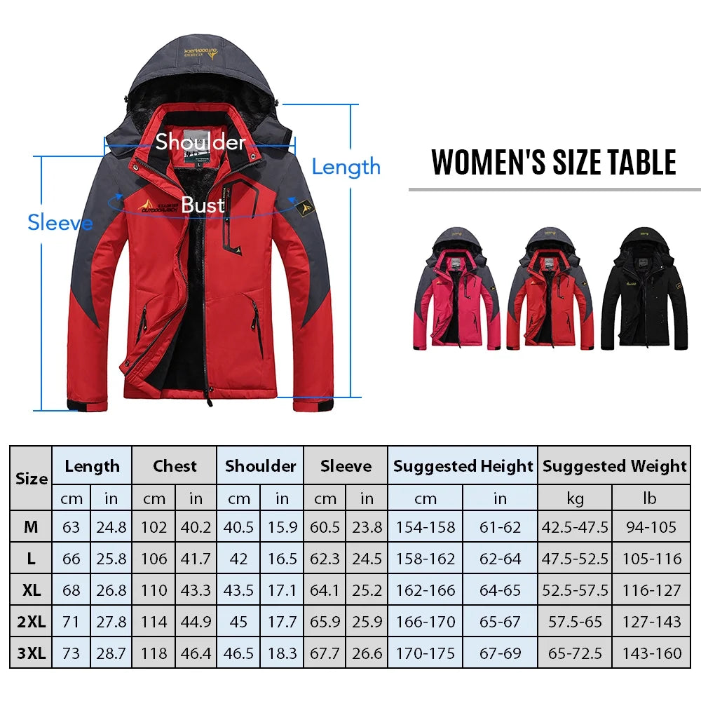 Waterproof Shell Ski Jacket D300