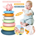 7 Pcs Stacking Circle Toy Q139466