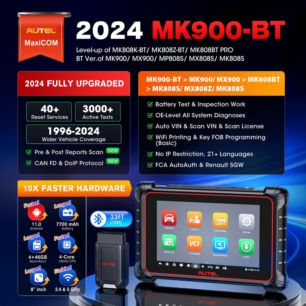 2024 OS 11 Bidirectional Scan Tool O457