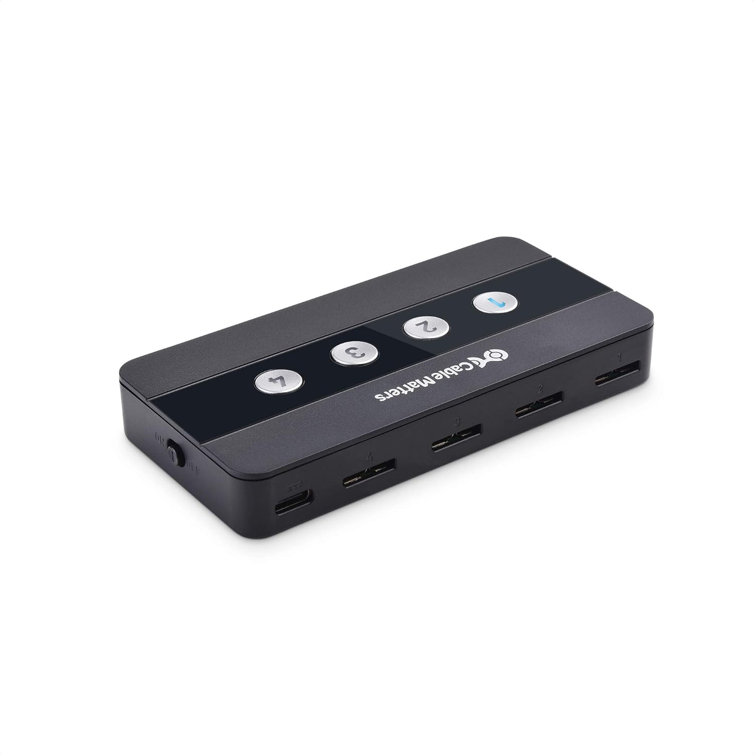 4 Port USB 3.0 Switch Hub with USB-C Adapter W5321