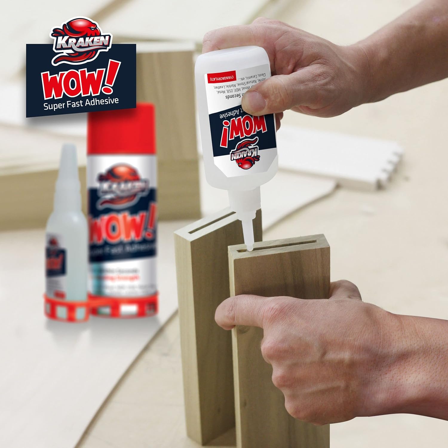 24x3.50 oz CA Glue with 24x13.50 fl oz Spray Adhesive Activator F283