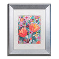 Silver Matted Framed Art Z8851