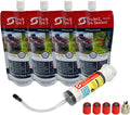 5-in-1 Flat Tire Protection Kit with Sealant Injector, Pack of 2 H2033