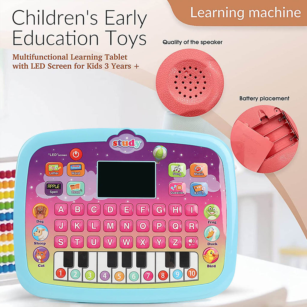 Kid Tablet Toddler Learning Pad Educational Toys N4698