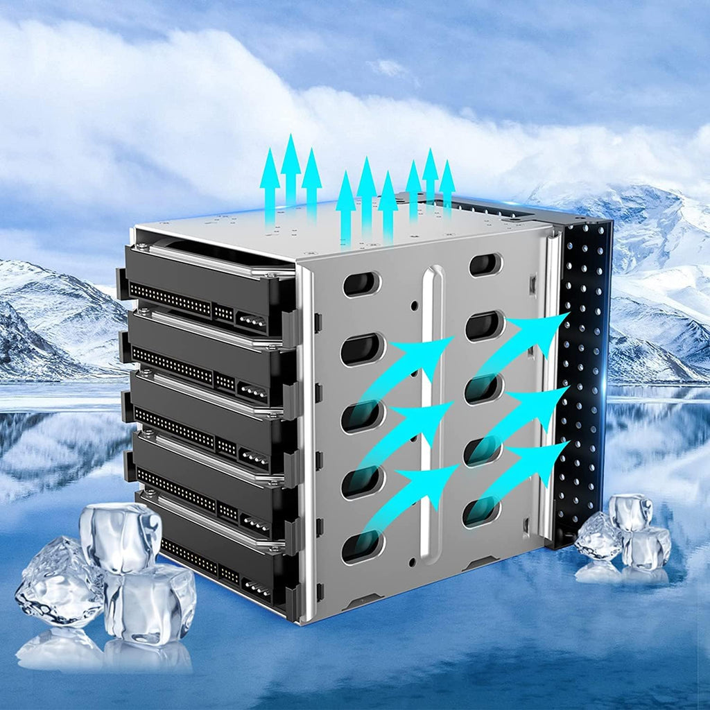 Alloy Steel Hard Drive Cage Rack with Fan Space W6361