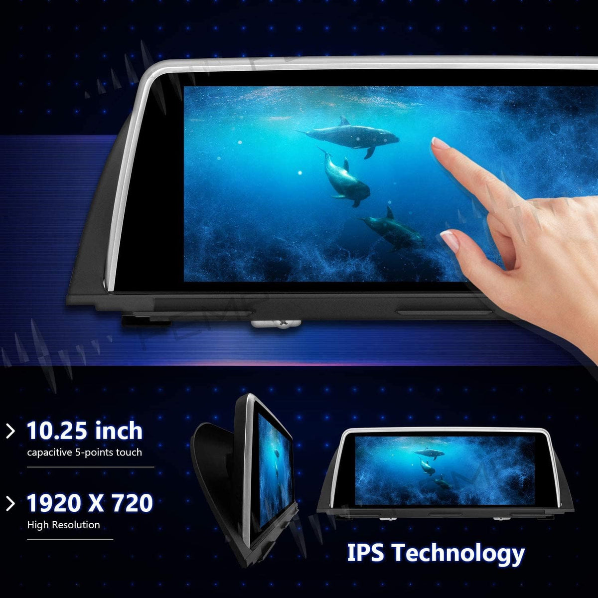 10.25 inch IPS Touch Screen Carplay for BMW F10 F11 M68367