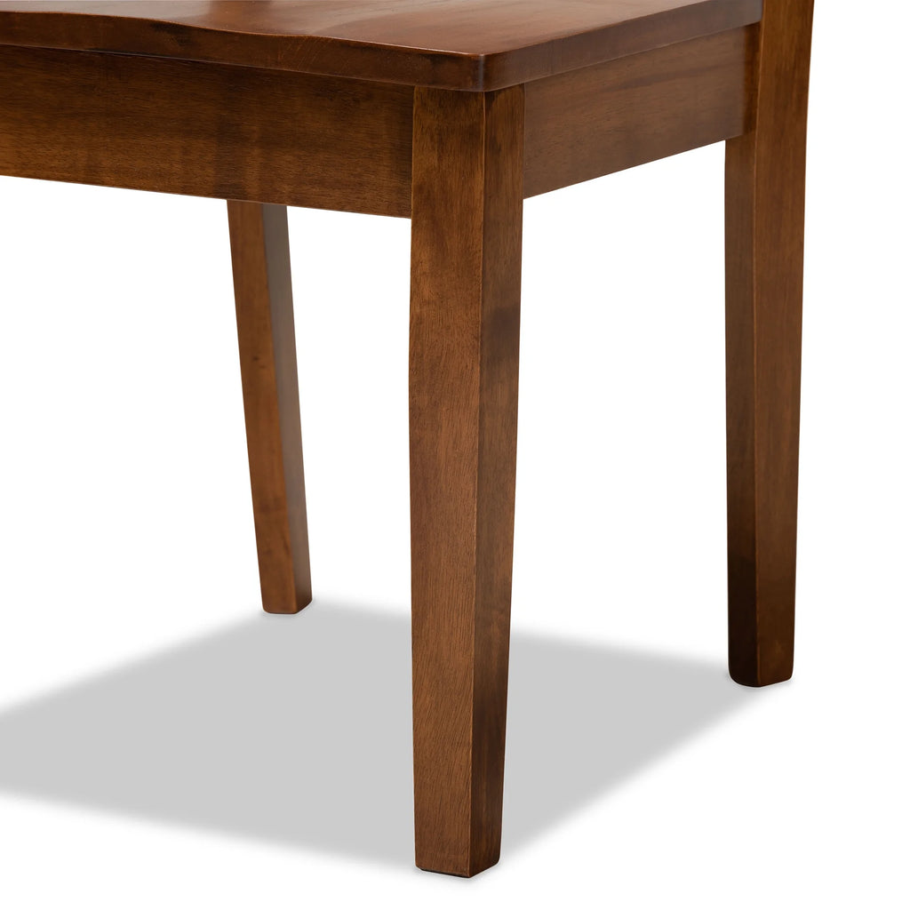 Walnut Brown Dining Chair, Set of 2 L187