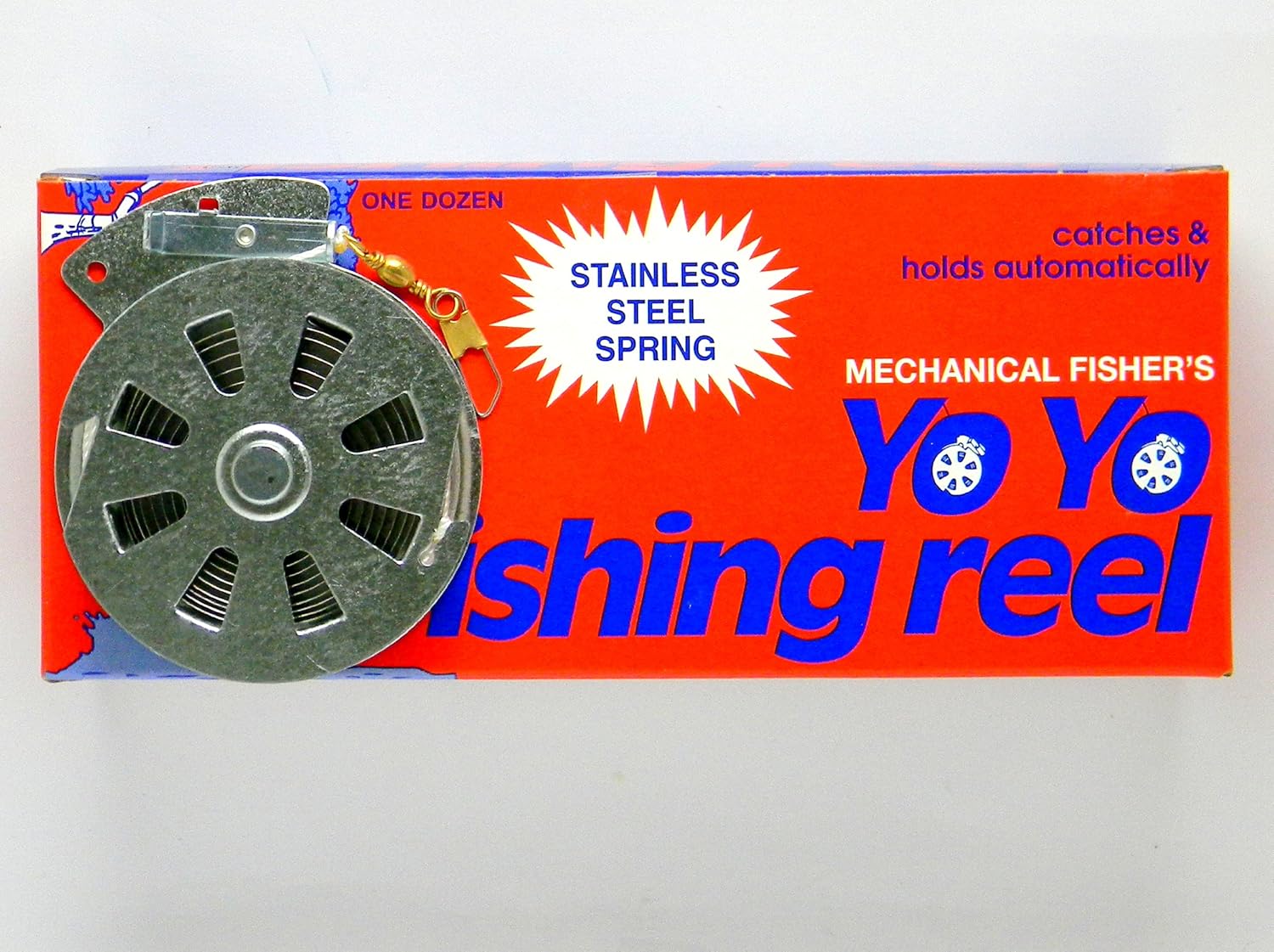 12 Mechanical Fisher's Yo Yo Fishing Reels (Flat Trigger Model) D6885